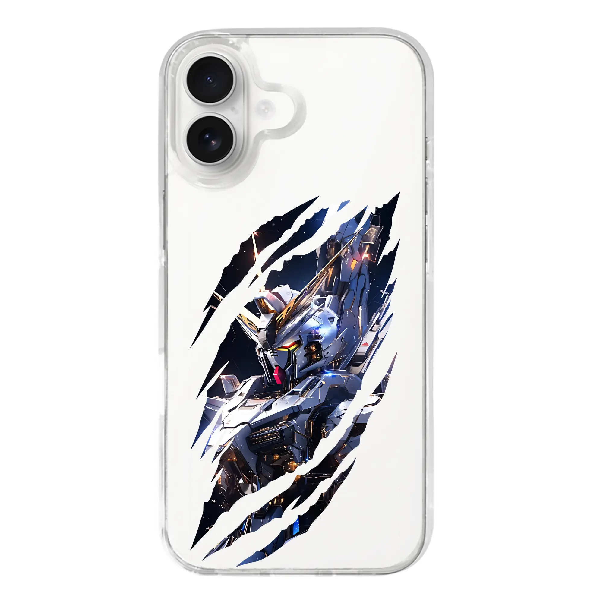 ガンダム グッズ,νガンダム - iPhone 17シリーズ 透明スマホケース – 薄型・耐衝撃・精密フィット保護カバー